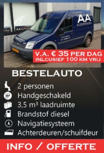 bestelauto BVZ AA Autoverhuur Voorschoten Leiden Den Haag