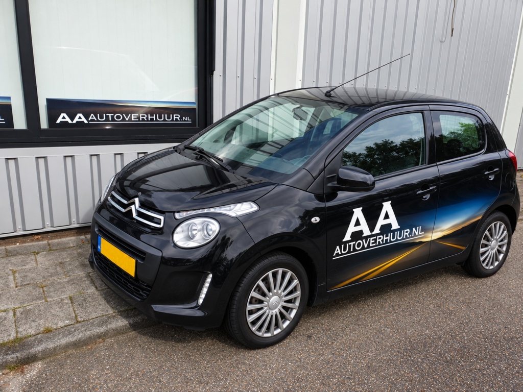 AH8 Citroen C1 zwart AA Autoverhuur AAAutoverhuur